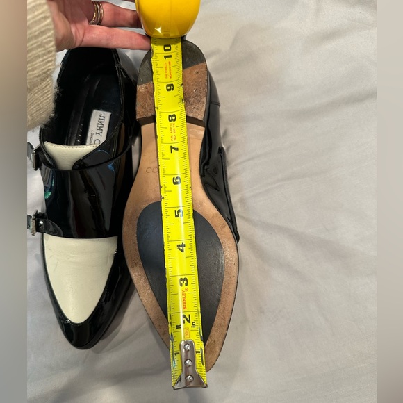 Jimmy Choo white black monk strap loafer - Picture 10 of 15